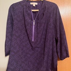 Michael Kors casual blouse 3/4 inches long sleeve